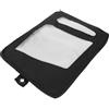 JUMPLAWN Surfboard Tail Fin Bag, Fin Bag per Pinne da Surf, 600d Nylon e PVC, Nero, Custodia Esterno Rinforzato per Tail Rudder e Accessori Paddle Board, per Water Park e Spiaggia