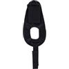 SEWOART Guanto per Torcia Subacquea in Nylon Nero, Regolabile | Cinturino Elastico Imbottitura in Spugna, Diametro 25-33mm, per Uso Notturno e Attività All'aperto