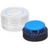 TOYANDONA Gesso Tondo per Biliardo Blu, Supporto Anti-miscue per Stecche | Polvere di Quarzo, Accessorio per Tavolo da Biliardo e Panno, Uso in Bar e Sessioni di Pratica