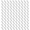 Risveglio 100 pezzi per amo da pesca in acciaio inox, trappola per esche a molla | Accessori per pesca alla carpa, di piccole dimensioni, efficaci, anti-fuga, colore argento