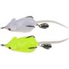Alipis 2 Pezzi Esca Finta a Forma di Topo per Pesca in Acqua Ferma 5,5 CM | Plastica Leggera, Aspetto Realistico, Riutilizzabile, Colori Verde e Bianco, per Pesci Predatori