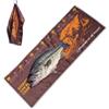 Générique Pesce Ruler - Barca Kayak Fish Ruler Hand Towel, pieghevole portatile | Fishing Accessory, Precise Measurement, Soft Absorption, Quick Drying, Pesce Ruler Hand Towel, For Boat Kayak Yacht Dock Pier