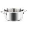 Barazzoni 266102020, 3 l, Acciaio inox, Alluminio, Acciaio inox, Vetroceramica, Gas, Alogeno, Induzione, Piastra sigillata, Acciaio inox