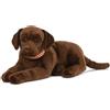Living Nature Peluche Living Nature - Grande peluche di Labrador, marrone (60 cm) - Labrador marrone (60 cm)