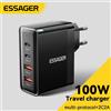 ESSAGER Caricabatterie USB tipo C Essager 100W caricabatterie rapido 65W PD3.0 con ricarica rapida 4.0 3.0 caricabatterie USB per Smartphone portatile MacBook