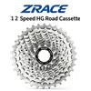 ZRACE Cassetta 12 Velocità 11-30/32/34T, Ruota Libera per Bici da Strada HG 12S, Pignone in Acciaio CNC Compatibile con SM 105 Ultegra