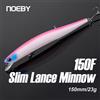Noeby 150mm 23g Galleggiante Jerkbait Minnow Richiamo di Pesca Acqua Salata Wobblers Esca Artificiale per Luccio Spigola Sottile esche da pesca