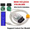 EKETOOL V18.00.080 MINI VCI j2534 Supporto per la diagnosi del veicolo Ultimo modello di auto per Toyota TIS Techstream multilingue