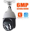 camnsmart Telecamera WIFI wireless esterna Ultra 6MP Tipo di lampadina E27 per Smart Home Tuya APP IP66 Rilevamento movimento traccia automatica impermeabile