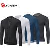 X-TIGER Maglia da ciclismo Uomo Donna Maniche lunghe Maglie da ciclismo Uomo traspirante 3 + 1 tasche Ciclismo Maillot Quick Dry Slim Fit Pro