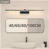 CETANT Moderna lampada frontale a specchio a LED Lampade da bagno Camera da letto Luci da spogliatoio Cucina Casa 40/60/80/100 cm Lampada lunga Illuminazione a LED Lustro