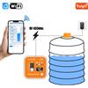 morayelec ME201R Smartlife APP Sensore di livello ad ultrasuoni con display LCD Indicatore di temperatura Visualizzazione del tempo per il monitor del livello del serbatoio dell'acqua