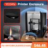 YOOPAI Creality Ender Enclosure per stampante 3D Ender 3 V3 SE/KE/Ender 3/3 Pro, ignifugo, antipolvere, di grandi dimensioni 25,6×21,6×29,5 cm
