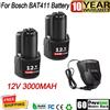 bonacell 3000mah Per Bosch 12V Batteria di Ricambio Per Bosch BAT412A BAT414 BAT411 BAT412 D-70745GOP 2607336014 Utensili elettrici