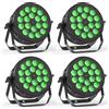 Datewink 4 Pz 18x10 W RGBW LED Par Luci Effetto di Illuminazione Scenica Proiettore DMX512 Per Dj Disco Wedding Bar KTV Party Karaoke Show