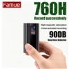 Famue L27 Registratore Vocale ad Alta Adsorbimento Magnetico 2025 Nuovo - Registrazione 760H, Riduzione Rumore 90DB, 64GB, Audio HD, Compatto