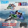 zwn L101 RC Schiuma Aereo Aliante Volante 2.4G Con Luci A LED EPP Stunt Schiuma di Controllo Remoto Aereo Da Caccia Giocattoli Per Il Regalo Del Capretto