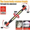 ctzsoop Lampada da lavoro magnetica super luminosa con batteria ricaricabile integrata da 5200 mAh, barra luminosa per riparazione auto e illuminazione esterna