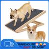 Rampa per Animali Domestici, Scala per Cani in Legno Massiccio, Altezza Regolabile, Antiscivolo, Pieghevole per la Conservazione, per Cani Anziani e Cuccioli