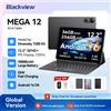BLACKVIEW Tablet PC Blackview MEGA 12 5G con Dimensity 7200, display da 12.2 pollici 2.4K 120Hz, impermeabile IP69K, fotocamera da 50MP, batteria da 10000mAh, ideale per studio/lavoro.