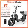 iScooter F7, monopattino elettrico 48V 10.4Ah, autonomia massima di 72 km, controllo tramite app, pneumatici 16" per tutti i tipi di terreno, cestino posteriore pieghevole.