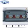 TOMZN Scatola di Combinazione Fotovoltaica (PV) 18 Vie 3 Ingressi 3 Uscite IP65 con Fusibile SPD Interruttore Sezionatore 600V ABS 16A 20A 25A 32A 50A 63A