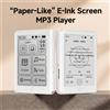 Famue Lettore MP3 E-Ink con schermo da 2,7 pollici, Bluetooth 5.4, 45 ore di lettura, 36 ore di musica, scheda TF da 128 GB fino a 192 GB, corpo in lega di alluminio resistente