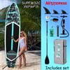 funwater Tavola da Paddle Gonfiabile Ultra-leggera Funwater SUPFW32C 350*84*15 per Yoga in Acqua, Pesca, Surf e Viaggi per Adulti, Antiscivolo