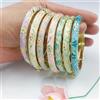 NONE Set di 3/5 bracciali rigidi smaltati cloisonné, bracciale a polsino vintage fatto a mano, regali di compleanno per mamma/ nonna/ sorella/ moglie/ insegnante