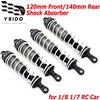 YSIDO Ammortizzatori YSIDO da 120mm Anteriori e 140mm Posteriori per Modelli 1/8 JLB HSP EM Racing DHK HPI Redcat LRP ZD Racing