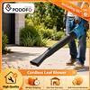 NONE Podofo Soffiatore Elettrico Portatile Senza Fili 21V, 22000 giri/min, 3 Modalità di Velocità, per Neve e Polvere, Ideale per Cura del Prato, Patio e Giardino