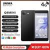 UNIWA 4G Phonemax Q9 Mini Telefono 4.0 Pollici Schermo IPS Touch, Cellulare Android 14 Compatto, Riconoscimento Facciale, Batteria 2000mAh