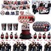 Potdemiel Decorazioni per Feste di Compleanno per Bambini, Set di Stoviglie Usa e Getta, Nuovi Articoli per Feste SK Male Group, Bicchieri, Piatti, Sfondo, Forniture per Baby Shower e Feste di Compleanno per