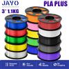 JAYO 3 Rotoli PLA Plus 3.3KG Multicolore Filamento per Stampante 3D PLA PLUS 1.75mm Materiali per Stampante 3D FDM Supporta Combinazione Libera