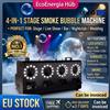 NONE Macchina per fumo e bolle 3-in-1 da 3000W con luce LED RGBW 48x3W, controllo remoto DMX512 a 8 canali, effetto scenico per matrimoni, DJ, feste, concerti ed eventi