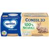 Mellin Omogeneizzato Coniglio 100% Naturale, 2x80g
