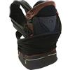 Boppy Adjust Comfyfit Portabebè 0+ Mesi da 3,5 kg a 15 kg, Semplice da Indossare e Regolabile, Portabebè Neonato Fronte Mamma Ergonomico con Supporto per Testa e Collo e Fascia Da Annodare, Nero
