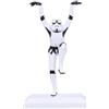 Nemesis Now Licenza ufficiale Stormtrooper Crane Kick, bianco, 20,5 cm
