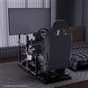 Hottoby Corsa Sim Alluminio Cockpit Con Sedile Nero & TV Stand Logitech G920