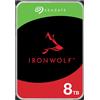 SEAGATE Disco rigido interno da 3,5 pollici per NAS IRONWOLF-8TB ST8000VN004