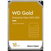 Western Digital Disco rigido interno da 3,5 pollici per server GOLD 18TB 7200RPM WD181KRYZ