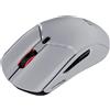HyperX Mouse da gioco wireless HyperX Pulsefire Haste 2 Pro 4K, adatta sia ai destrorsi che ai mancini, ottica, Bluetooth + USB Type-C, 26000 DPI, grigia