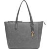 BRASS TACKS Leathercraft orsa Tote Donna Grande Capienza in Pelle PU Impermeabile con Cerniera | Manico e Tracolla | Scomparto Laptop 15 | Organizer Interno | Lavoro Università Shopping Viaggio