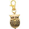 minkissy Orologio Da Tasca Da Cartone Animato Mini Orologio Da Tasca Gufo Orologio Tascabile D'argento Chiave Carino Forma Piccolo Orologio Da Tasca Per Lega Bianca