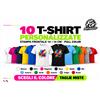 T-SHIRT COTONE PERSONALIZZATE LOGO IMMAGINE 10 20 30 50 100 200 300 PZ