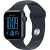 Apple Watch SE 3 GPS 40mm Midnight Aluminium Case with Navy Blue Sport Band - S/