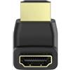 Hama 00205164 HDMI Adattatore [1x HDMI Femmina - 1x HDMI maschio, colore: Nero