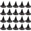 Garneck 20 mini cappelli da strega, colore nero, 2,5 cm
