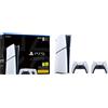 Sony PlayStation 5 Slim Edizione digitale + 2x DS bianco