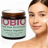 Eywa Crema Viso Purificante al Carbone Vegetale IOBIO (50 ml) - Trattamento detox per pelle grassa, mista e acneica - Con burro di karité, vitamina C e acido ialuronico - Bio, vegan, made in Italy